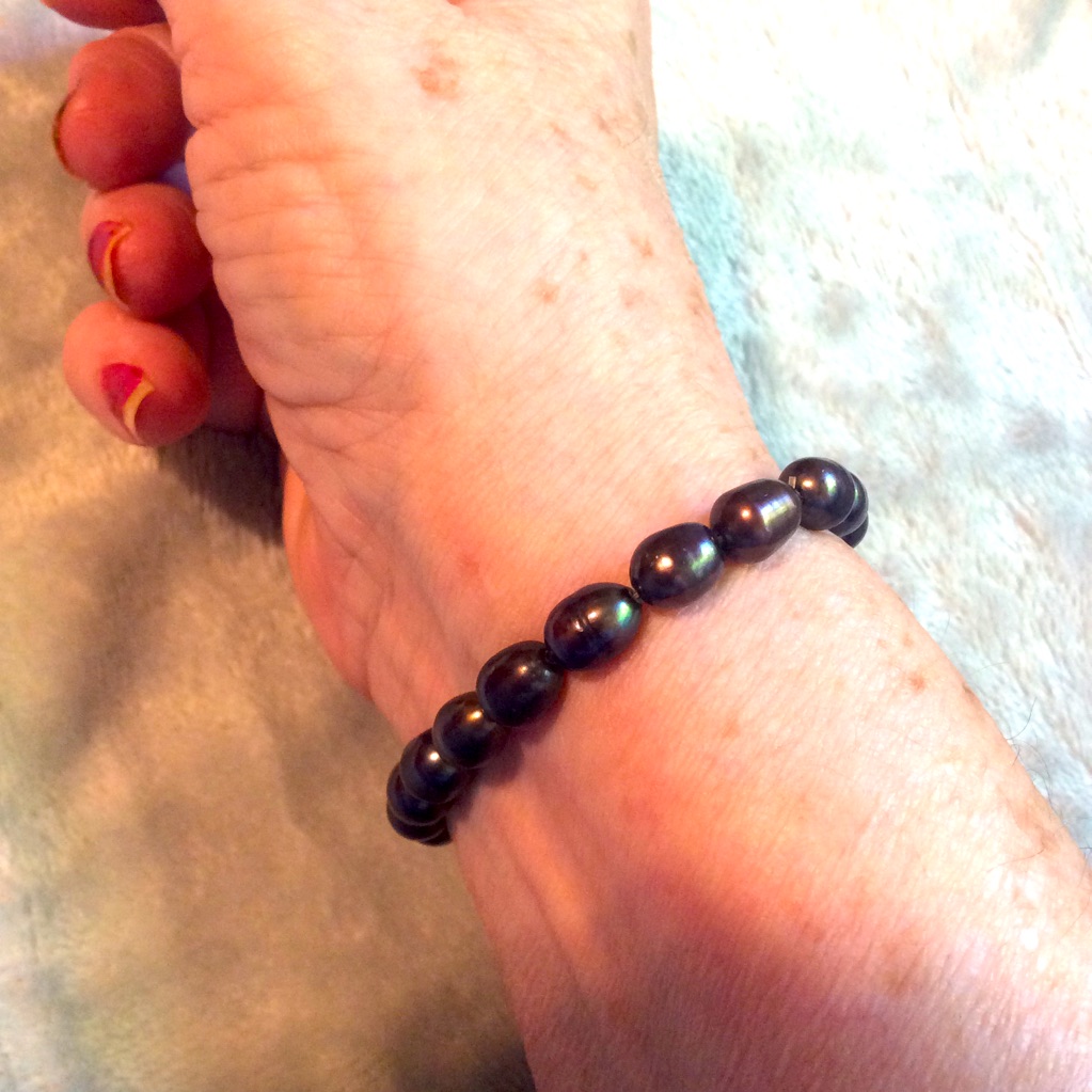 Freshwater Pearl Bracelet Rare Color Cost Plus 90s 16$